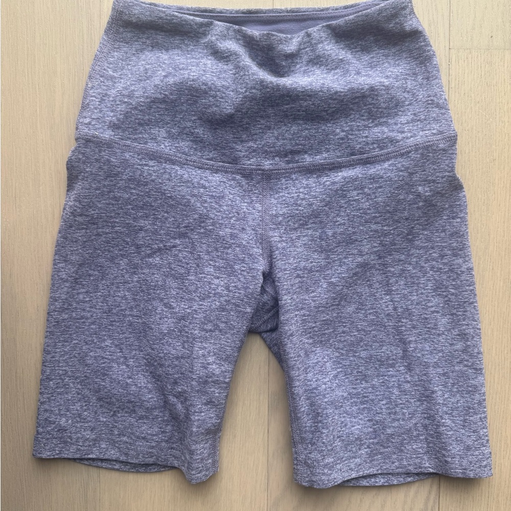Beyond Yoga Purple High-Waisted Bike Shorts